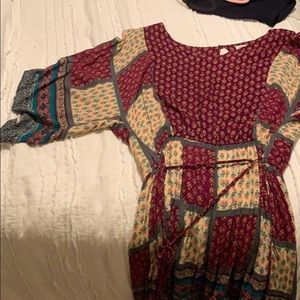 Mid sleeve shirt day dress